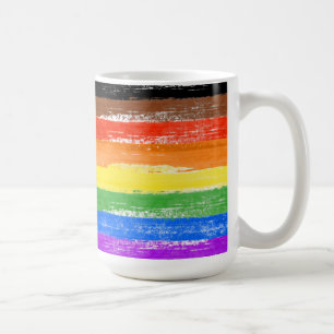LGBTQIA+ Pride Paint Kaffemugg