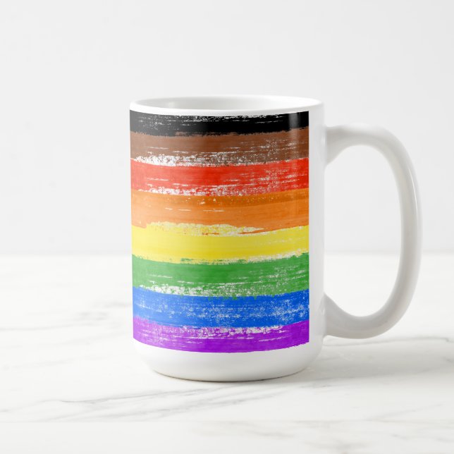 LGBTQIA+ Pride Paint Kaffemugg (Höger)