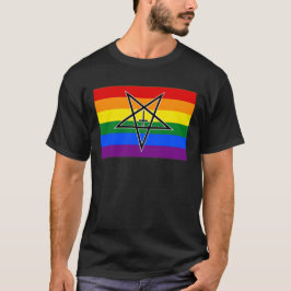 LGBTQIA+ Pride Pentagram T Shirt