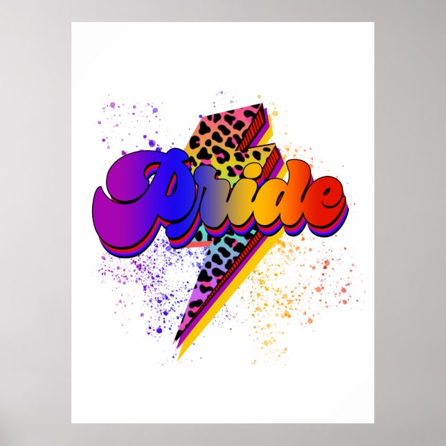 LGBTQIA+-Pridets supportmedvetenhet Poster (Framsidan)