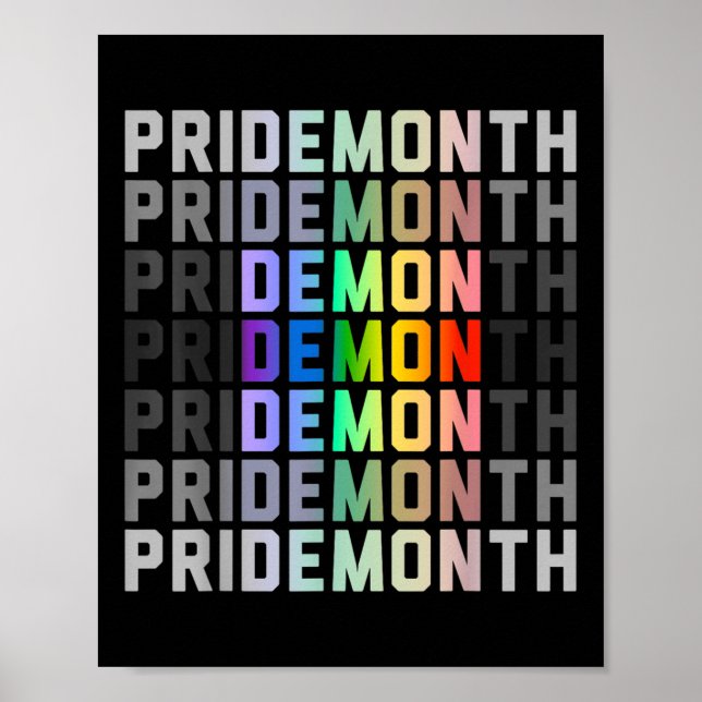 Lgbtqia-prismånad design - gaypride kärlek _1 poster (Framsidan)