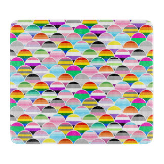 LGBTQIA+ Queer Scalloped Pride Flag Fans