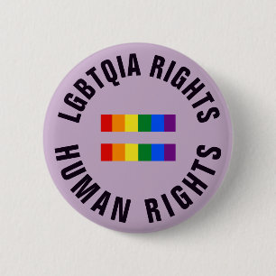 LGBTQIA-rättigheter likställer mänsklig rättig Knapp