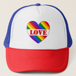 LGBTQIA+ regnbågsflagga kärlekshjärta för Pride Mo Keps