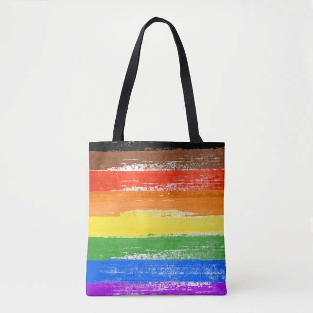 LGBTQIA+ Stolthet Målarbok Tygkasse (Framsida)