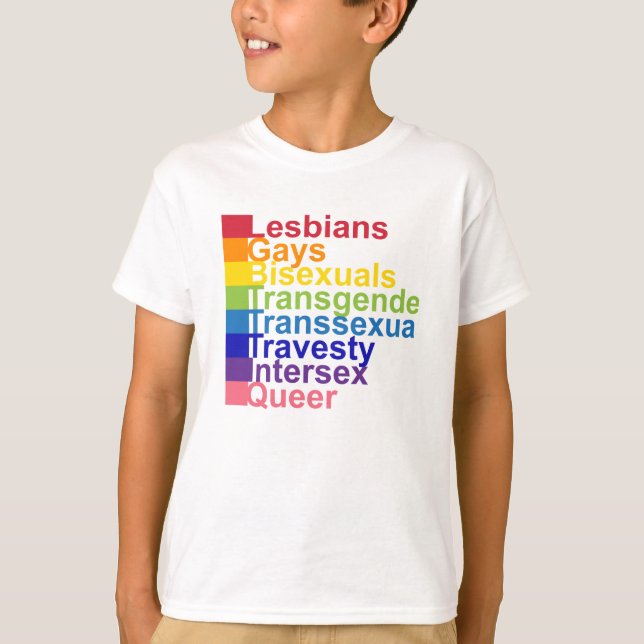 LGBTTTIQ T SHIRT (Framsida)