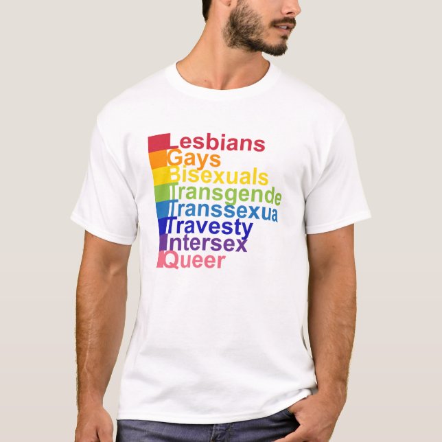 LGBTTTIQ T SHIRT (Framsida)