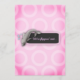 LGC| Flippin out Girl Baby Shower Inbjudningar