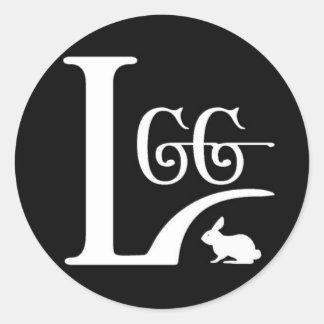LGG ROUND STICKER RUNT KLISTERMÄRKE
