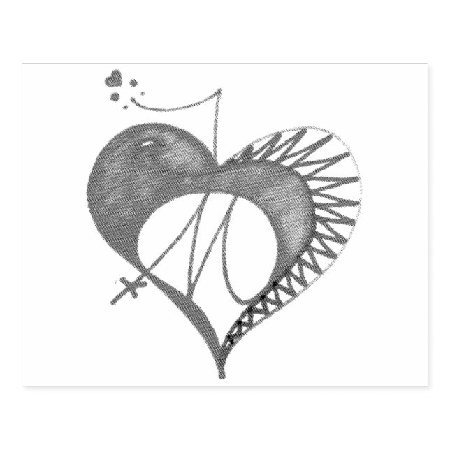 LGM Frimärke 25 Stämpel (Tryck)