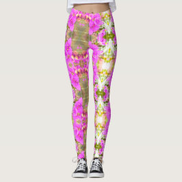Lgngs för blomma för harmonidruvaTradescantia Leggings