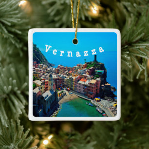 LGR022 VERNAZZA - Cinque Terre - Liguria Julgransprydnad Keramik