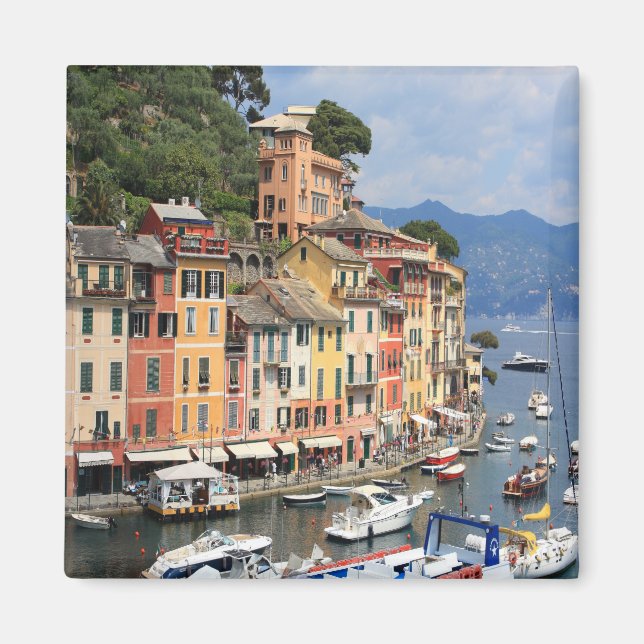 LGR032 PORTOFINO - Ligurien - Italien - Fridge Magnet (Framsidan)
