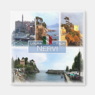 LGR042 NERVI - Mosaic - Ligurien - Italien - Fridg Magnet