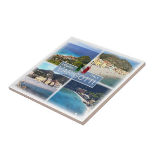 LGR051 VARIGOTTI, Mosaic, Ligurien, Italien Kakelplatta