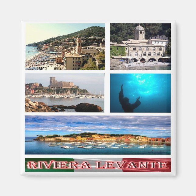 LGR102 GENOA, Ligurien, Italien, Fridge Magnet (Framsidan)