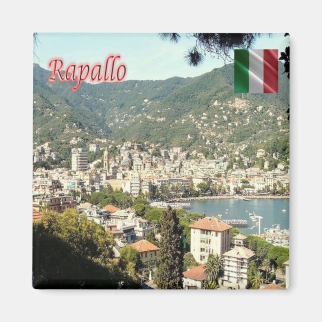 LGR113 RAPALLO, Ligurien, Italien, Fridge Magnet (Framsidan)
