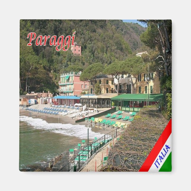 LGR117 PARAGGI, Ligurien, Italien, Fridge Magnet (Framsidan)