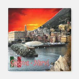 LGR123 NERVI, Italien, Ligurien, Fridge Magnet