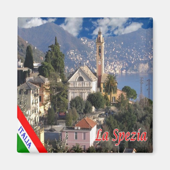 LGR130 LA SPEZIA, Ligurien, Italien, Fridge Magnet (Framsidan)