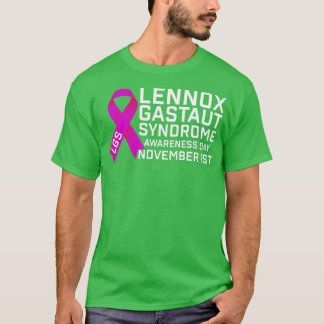 LGS Awarenes-dagen Lennox Gastaut Syndrome Awarene T Shirt