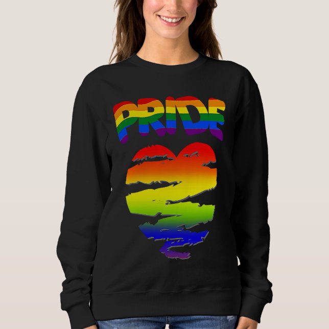LGTB Pride Flag  17 T Shirt (Framsida)