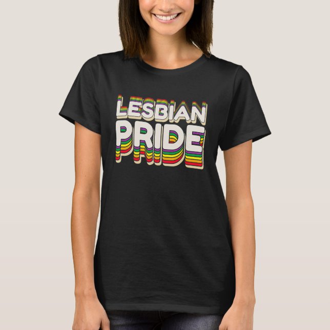 LGTB Pride Flag  2 T Shirt (Framsida)