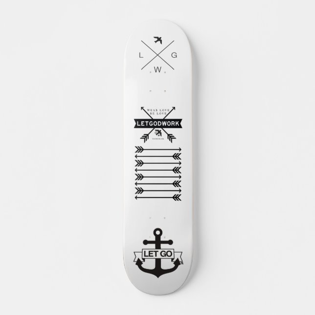 LGW-Tri-Logotyp Skateboard (Framsida)