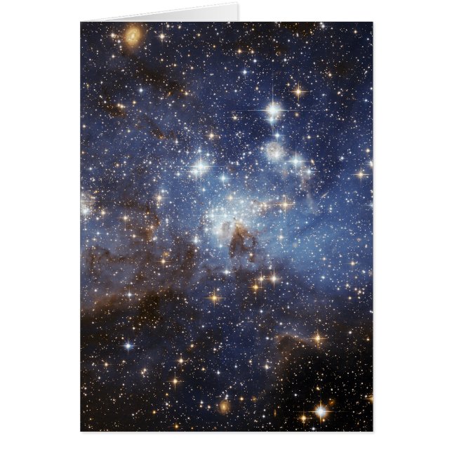 LH 95 Star-bildande region NASA Hälsningskort (Framsidan)