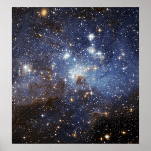 LH 95 Star-bildande region NASA Poster