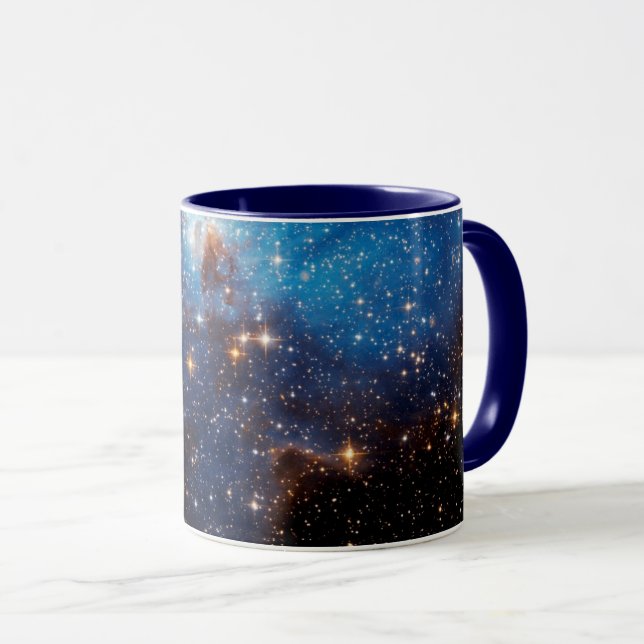 LH 95 Stjärnbildande region - Hubble-rymdbild Mugg (Framsida höger)