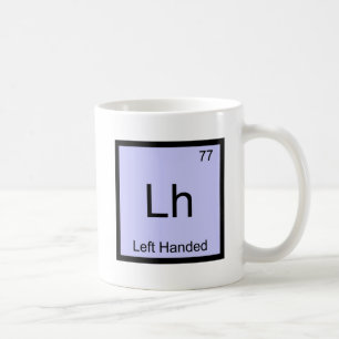 Lh - Lämnat kronisk kemi Periodisk Bord-symbol Kaffemugg
