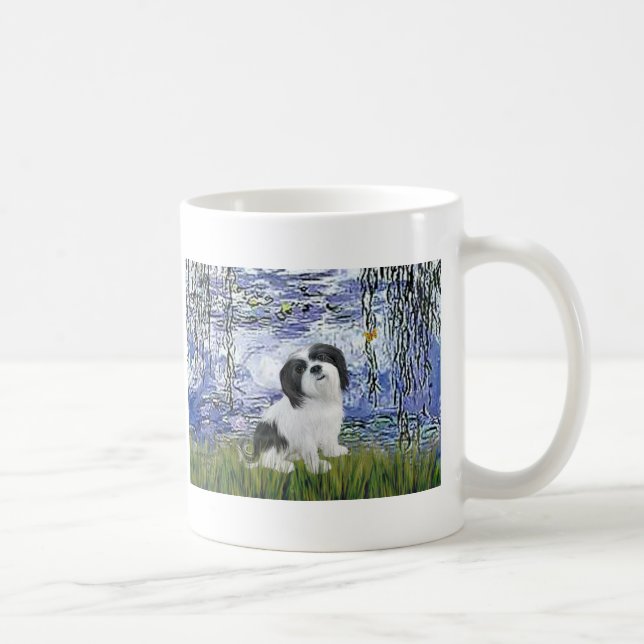 Lhasa Apso 2 - Lilies 6 Kaffemugg (Höger)
