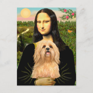 Lhasa Apso 9 - Mona Lisa Vykort