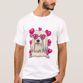 Lhasa Apso Alla hjärtans dag T Shirt