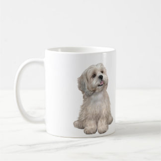 Lhasa Apso (C) - Light guld Kaffemugg