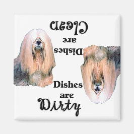 Lhasa Apso Dishwasher Magnet