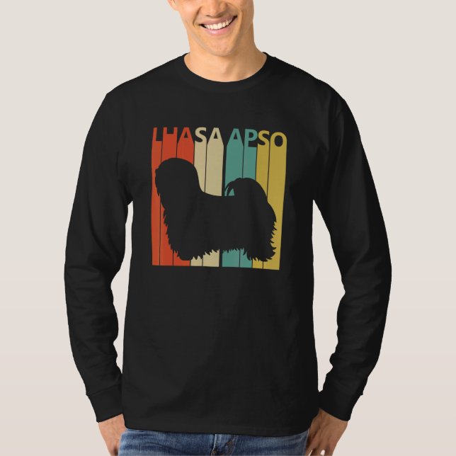 Lhasa Apso Dog T Shirt (Framsida)
