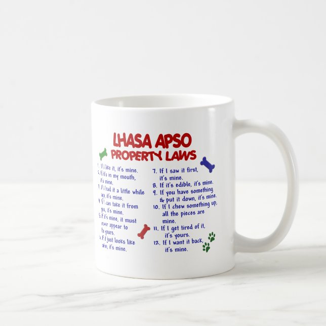 LHASA APSO egendomlagar 2 Kaffemugg (Höger)