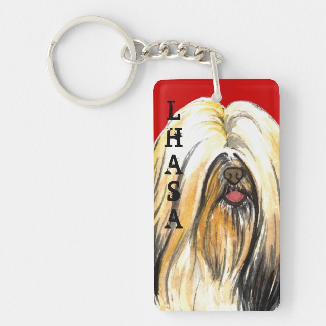 Lhasa Apso färgkvarter (Framsidan)