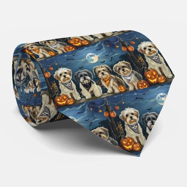 Lhasa Apso Halloween Kuslig  Slips (Rullad)
