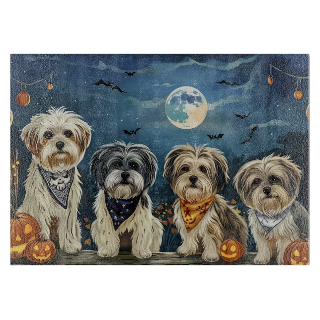 Lhasa Apso Halloween Spooky (Framsidan)