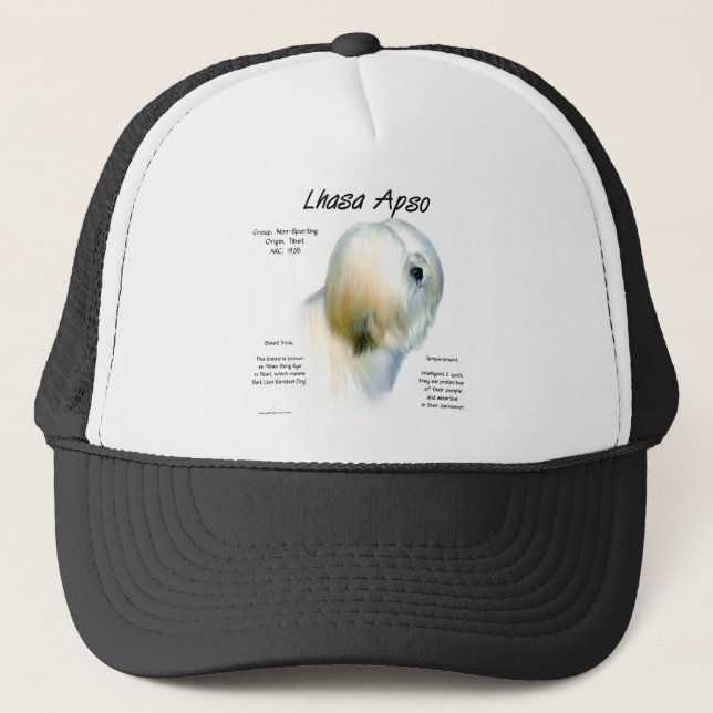 Lhasa Apso-historikdesign Keps (Framsida)