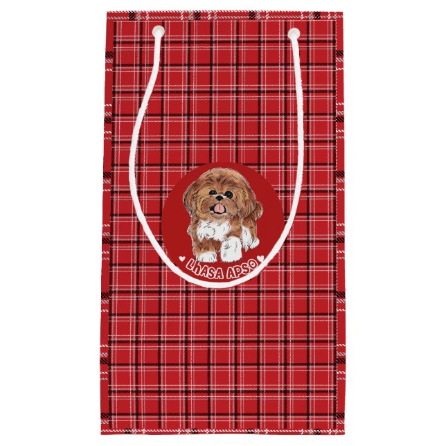 Lhasa Apso hund (Framsidan)