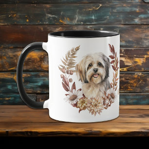 Lhasa Apso Hund Autumn WAN Mugg