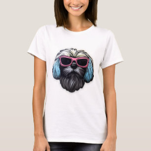 Lhasa Apso i Coola Sunglasses Classic T-Shirt