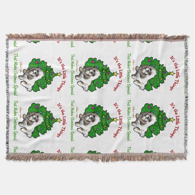 Lhasa Apso-jul Filt (Framsidan)