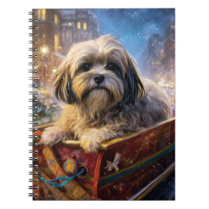 Lhasa Apso jul - högsäsong Anteckningsbok