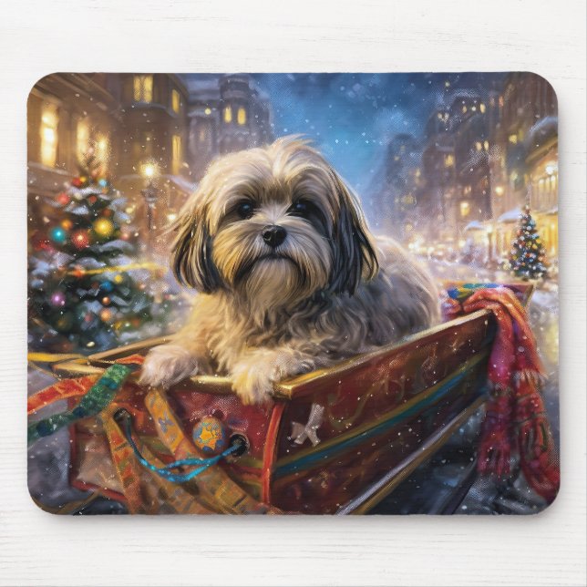 Lhasa Apso jul - högsäsong Musmatta (Framsidan)