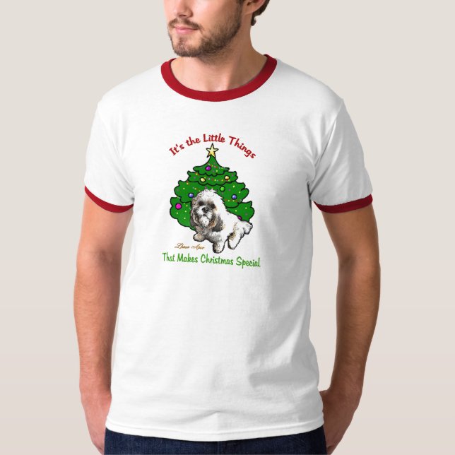 Lhasa Apso-julgåvor T Shirt (Framsida)